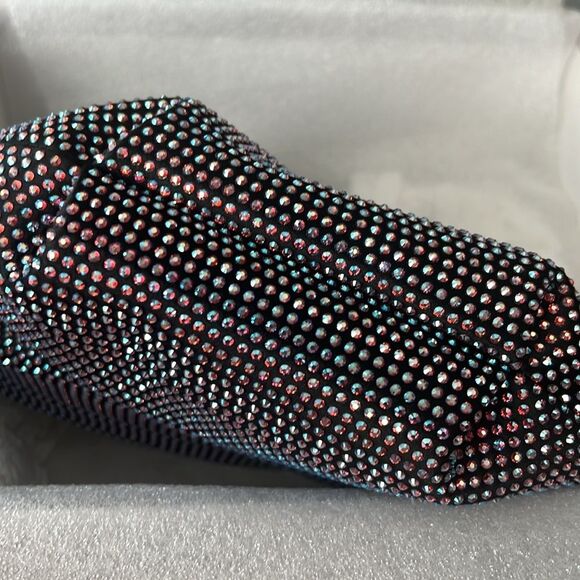 Jimmy Choo Bonny All Over Crystal Mini Top Handle Bag Hot Pink NWT - Picture 4 of 13